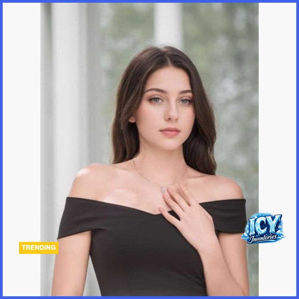 14k Solid Gold Diamond Solitaire Station Necklace… - image 4